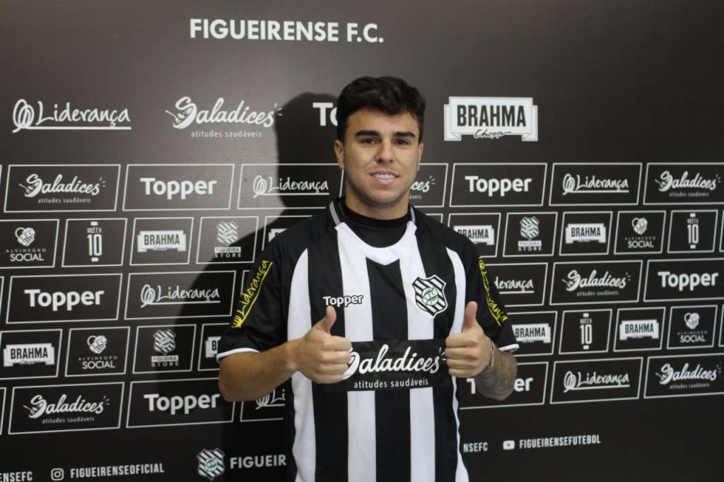 Andrigo foi apresentado como novo reforço do Figueirense (Foto: John Léo/FFC)