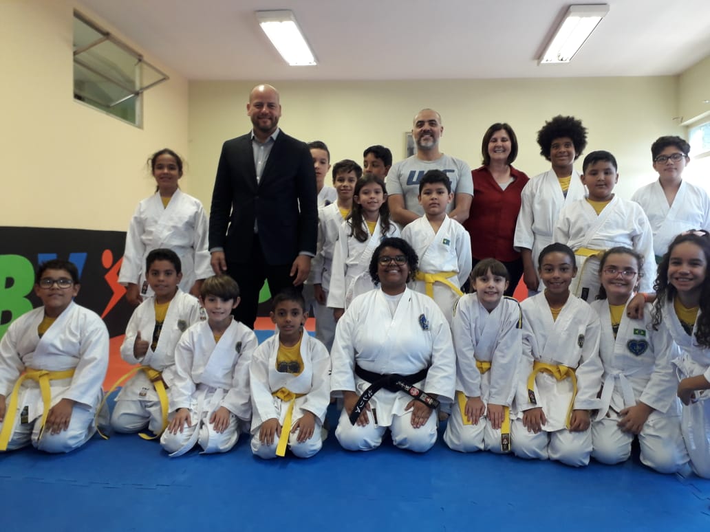 Diretoria do UFC Brasil e América Latina visita Escola da LBV em São Paulo