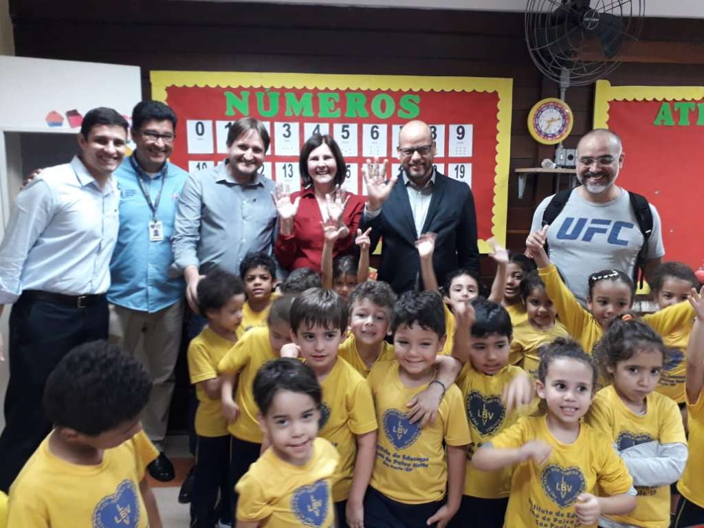 Diretoria do UFC Brasil e América Latina visita Escola da LBV em São Paulo 