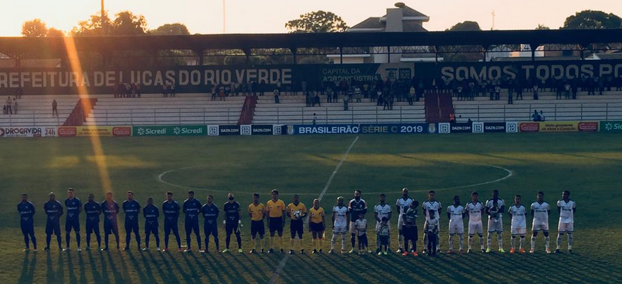 Luverdense 0 x 0 São José – Em partida atrasada devido a fratura, times não saem do 0