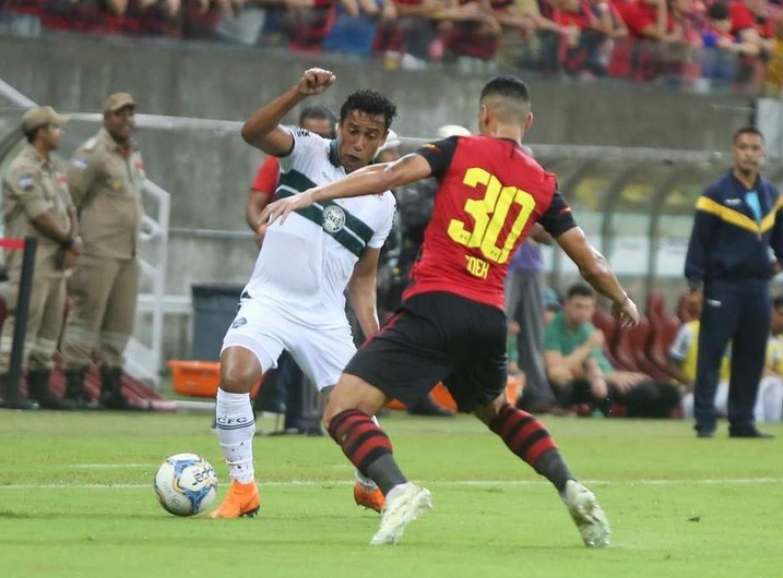 Sport e Coritiba ficaram no empate por 1 a 1 na Arena de Pernambuco