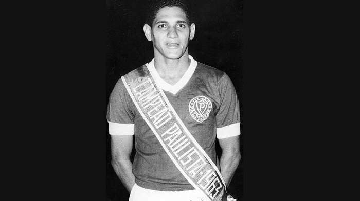 Gildo com a faixa de campeão paulista em 1963
