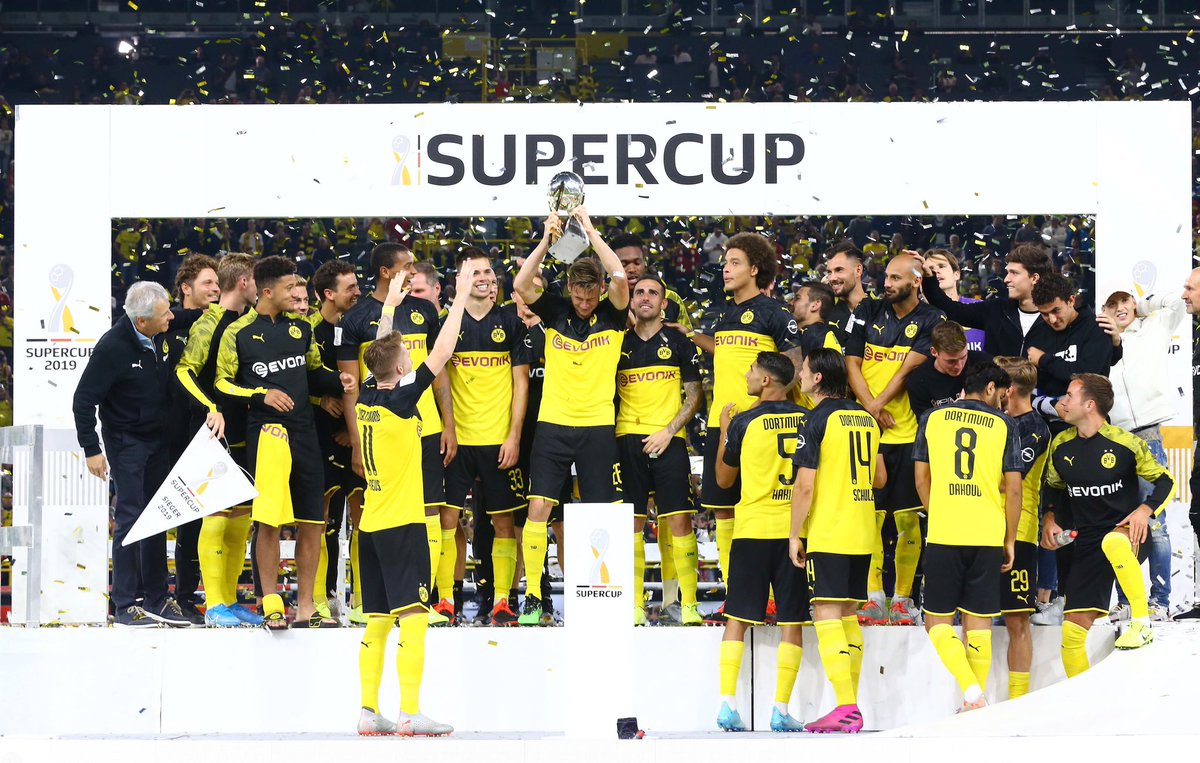 Com Sancho inspirado, Dortmund faz 2 a 0 no Bayern e leva a Supercopa da Alemanha