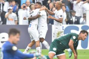 Marinho destaca intensidade do Santos em goleada: 'É o que Sampaoli pede'