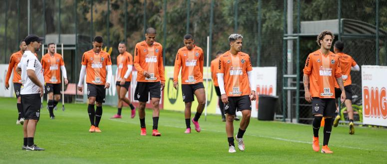 Com Luan e Victor em campo, Atlético-MG inicia preparação para encarar Fluminense