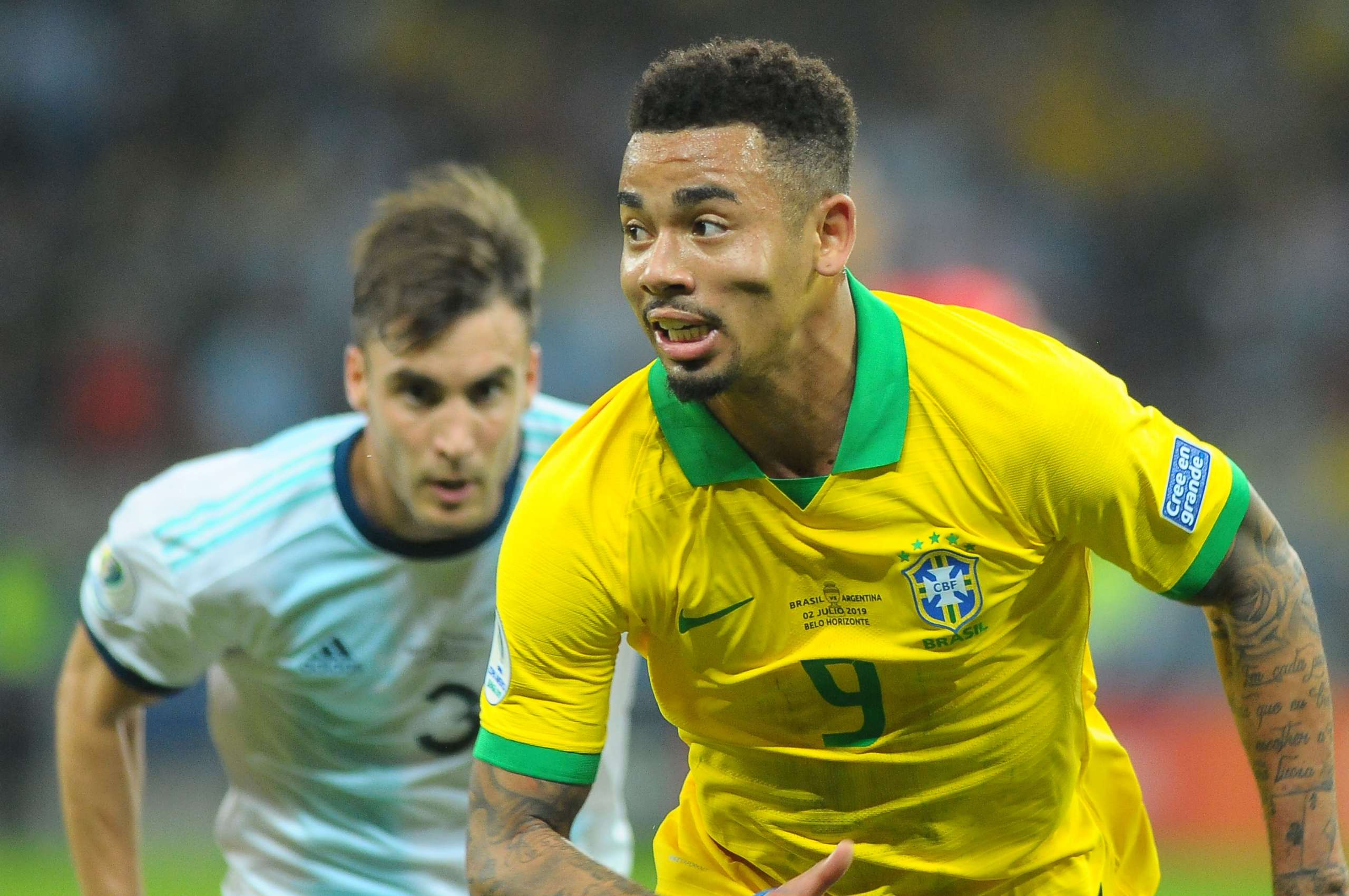 CBF é multada e Gabriel Jesus é suspenso por dois meses na seleção