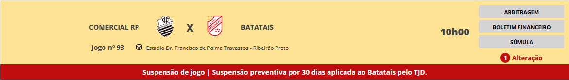 Time da Copa Paulista é investigado por manipulação de resultados e tem jogo suspenso