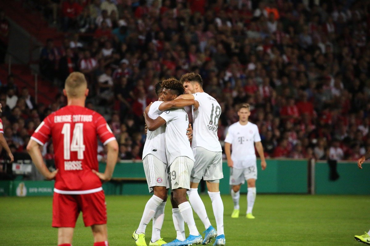 COPA DA ALEMANHA: Sem forçar o ritmo, Bayern bate o Energie Cottbus em estreia