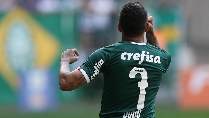 Dudu fez grande partida com a camisa do Palmeiras