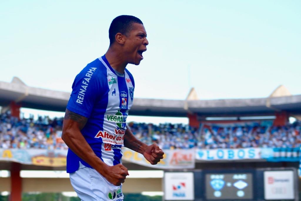 Hygor participou de todos os gols do Paysandu. (Foto: Jorge Luiz / Paysandu)
