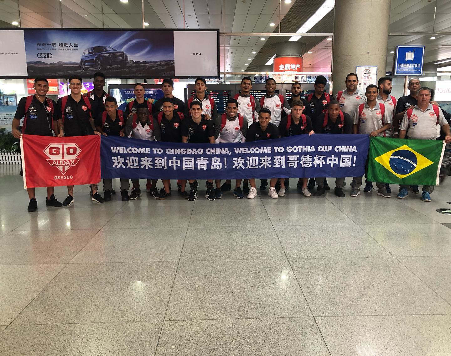 Com 100% de aproveitamento, sub 20 do Audax avança à semifinal na China