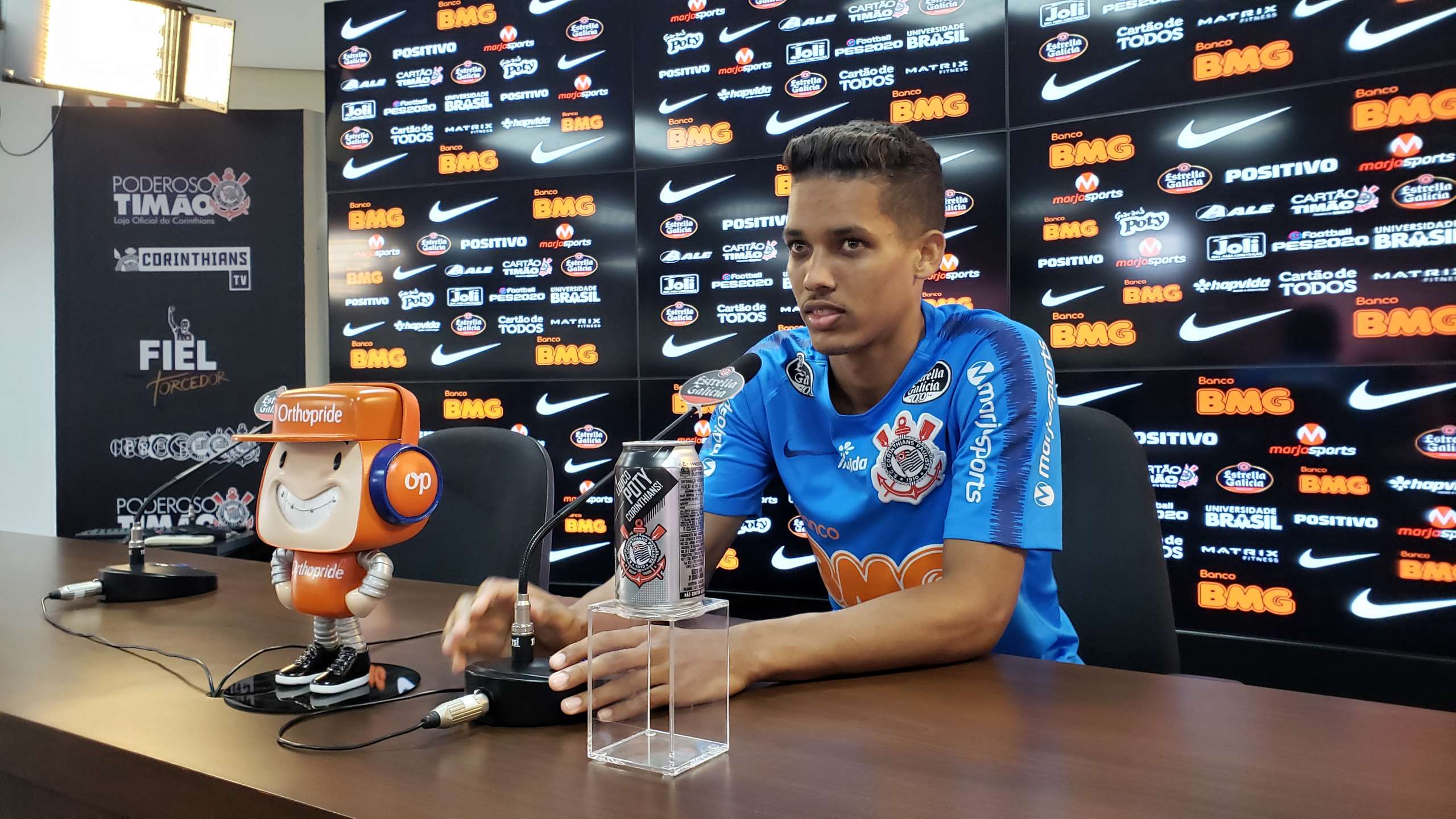 Destaque do Corinthians diz não ter recebido propostas de fora