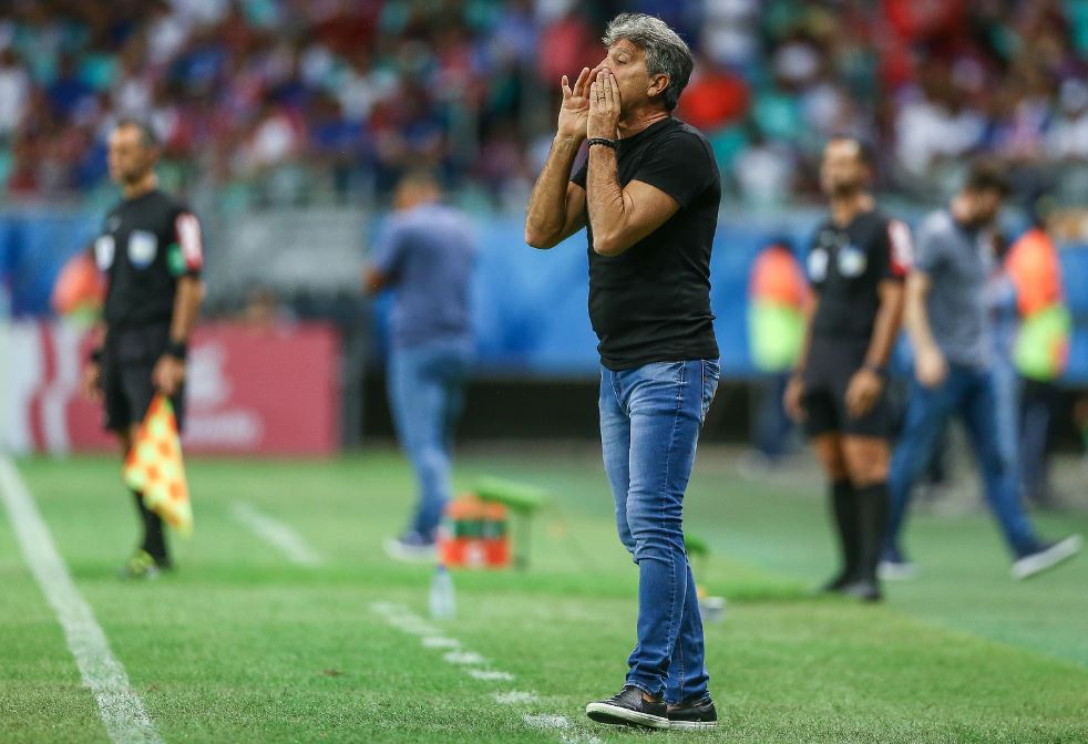 O técnico Renato Gaúcho ainda não definiu qual será a escalação inicial do Grêmio
