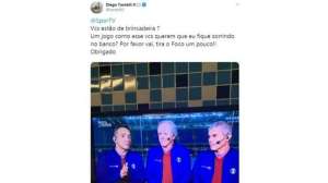 Atacante do Grêmio desaprova críticas da Sportv e rebate: 'Estão de brincadeira?'