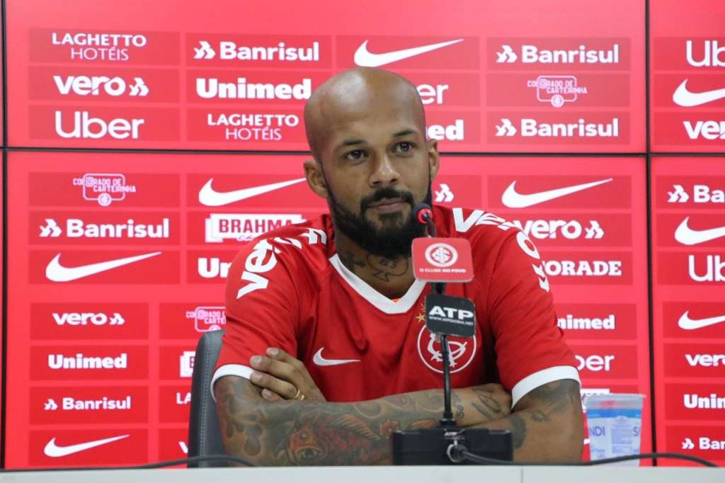Volante Bruno Silva é apresentado como reforço colorado - Ricardo Duarte / Internacional