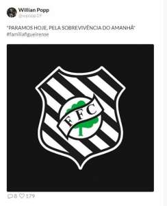 Jogadores de time da Série B fazem greve e manifesto por falta de salários