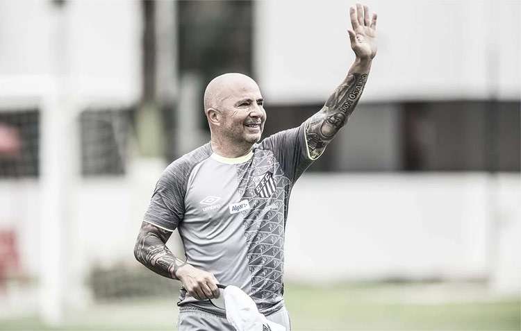 Turrão, Sampaoli conquista time do Santos com obstinação por vitórias