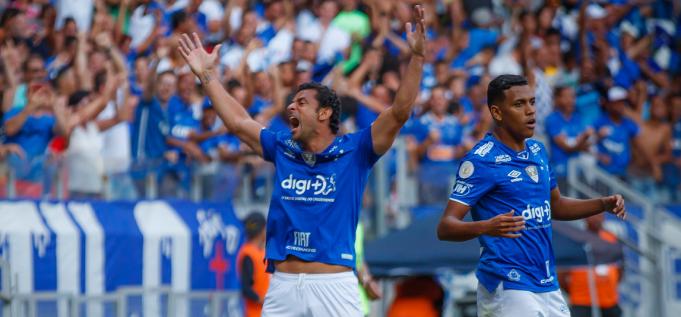 Fred celebra fim do seu jejum de gols e pede desculpas à torcida do Cruzeiro