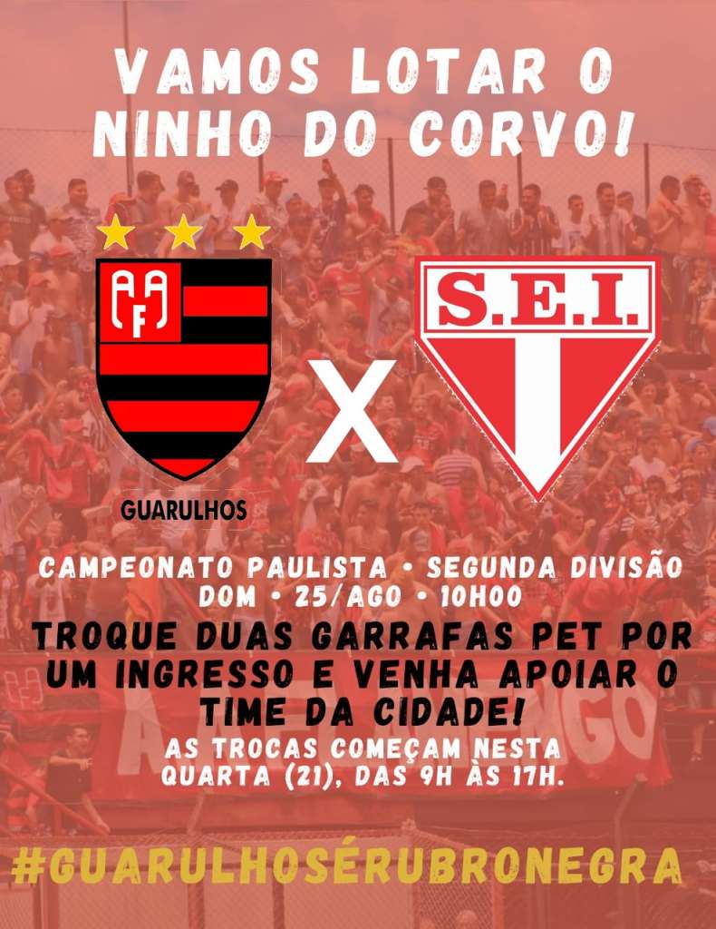 Segundona: Flamengo deve bater recorde com Futebol Sustentável contra Itapirense