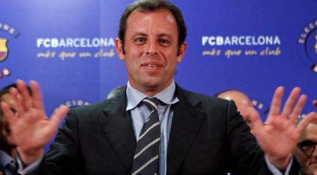 Sandro Rosell: banido pelo Barcelona