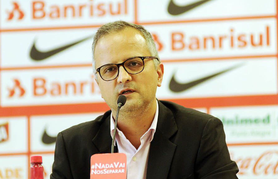 Dirigente critica comportamento do Internacional após derrota