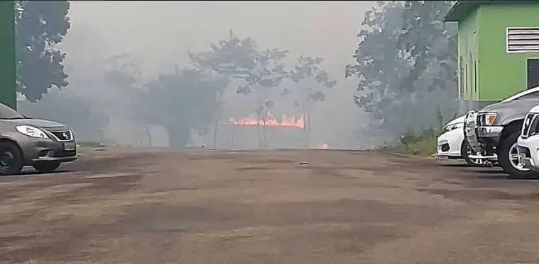 Jogo da Série C do Brasileiro é paralisado por conta de queimadas