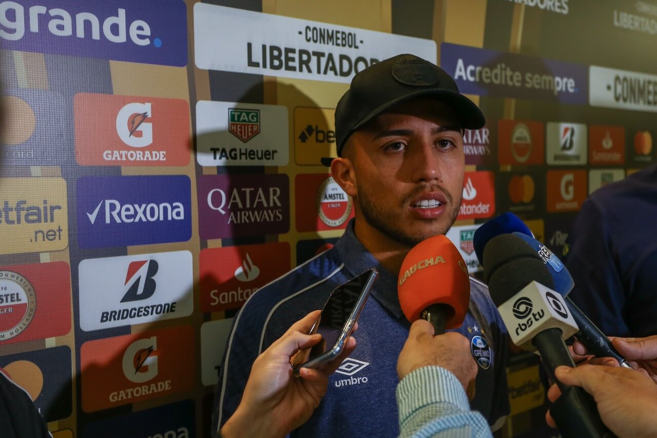 Libertadores: Volante diz que Grêmio aprendeu lição e será mais ofensivo nesta terça
