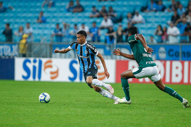 Vitória por 1 a 0 em Porto Alegre dá vantagem do empate no Pacaembu ao Verdão - Lucas Uebel / Grêmio FBPA