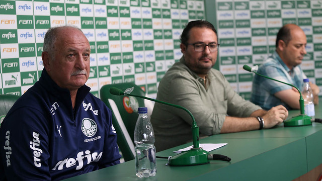 Mattos e Felipão se inspiram na reformulação feita pelo próprio dirigente anos atrás - Cesar Greco / Ag. Palmeiras