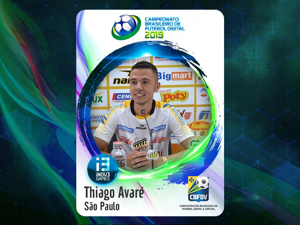 Thiago Engel representará o Novorizontino no Campeonato Brasileiro de Futebol Digital