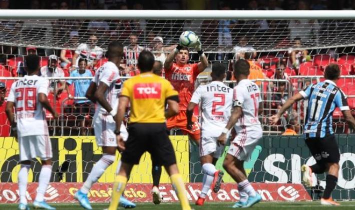 São Paulo empatou sem gols com o Grêmio