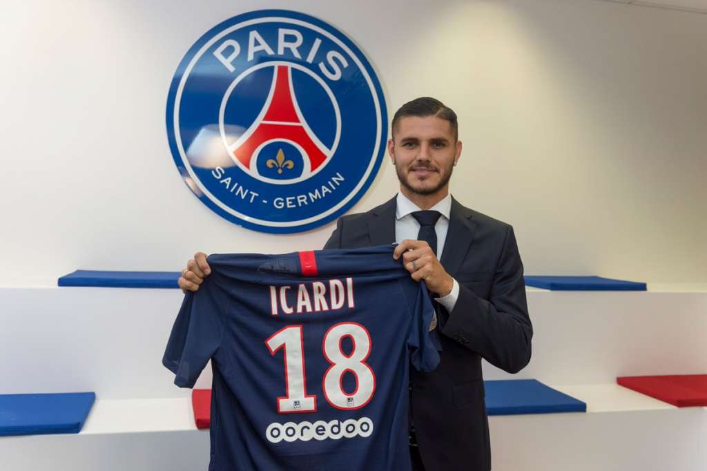 PSG anuncia a contratação do atacante argentino Mauro Icardi