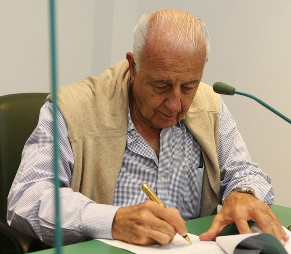 Com duras críticas, presidente do Conselho Deliberativo do Palmeiras tem áudio vazado