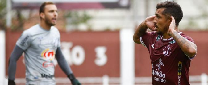 Potiguar comemora gol do Moleque. Foto: Ale Vianna