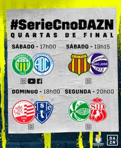 DAZN transmite jogos decisivos da Série C e Paulista Sub-20