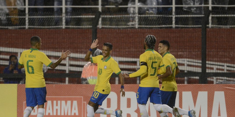 Seleção Brasileira Olímpica vence Colômbia em amistoso no Pacaembu