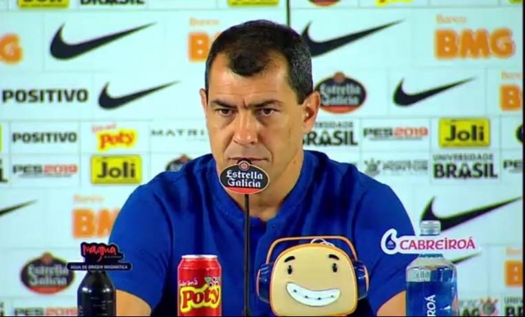 Carille lamenta empate e queda de rendimento do Corinthians no segundo tempo