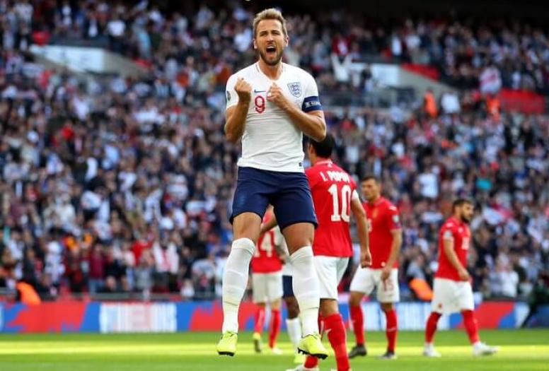 ELIMINATÓRIAS EURO: Com 3 de Kane, Inglaterra goleia Bulgária e segue 100%