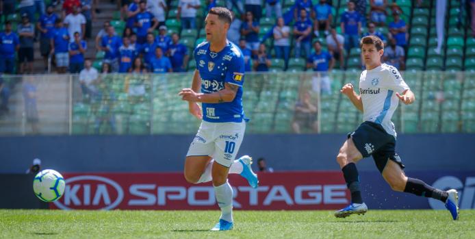 Cruzeiro não viu a bola diante do Grêmio