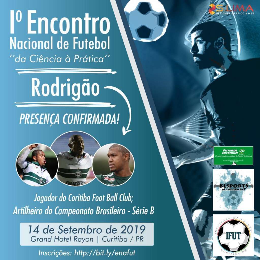 Rodrigão, artilheiro do Coritiba, é atração confirmada no evento