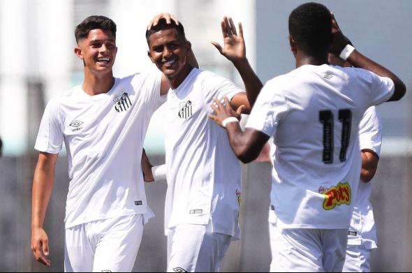 PAULISTA SUB-17: Santos faz 6 a 1; São Paulo, Osasco Audax e Guarani seguem 100%
