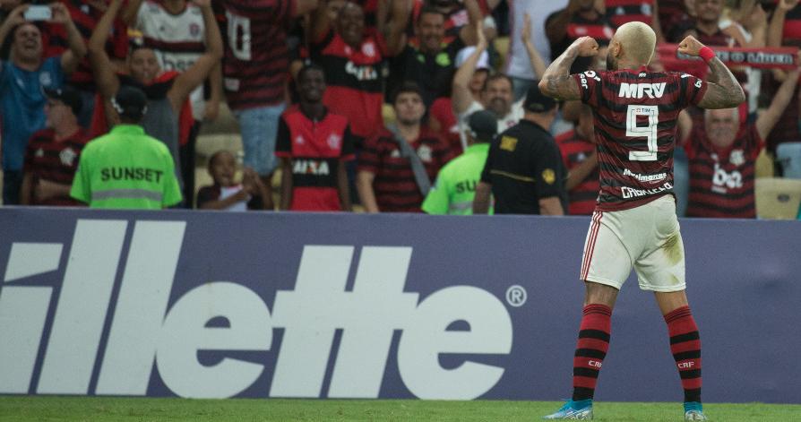 Gabigol brilhou contra o Santos - Alexandre Vidal / Flamengo