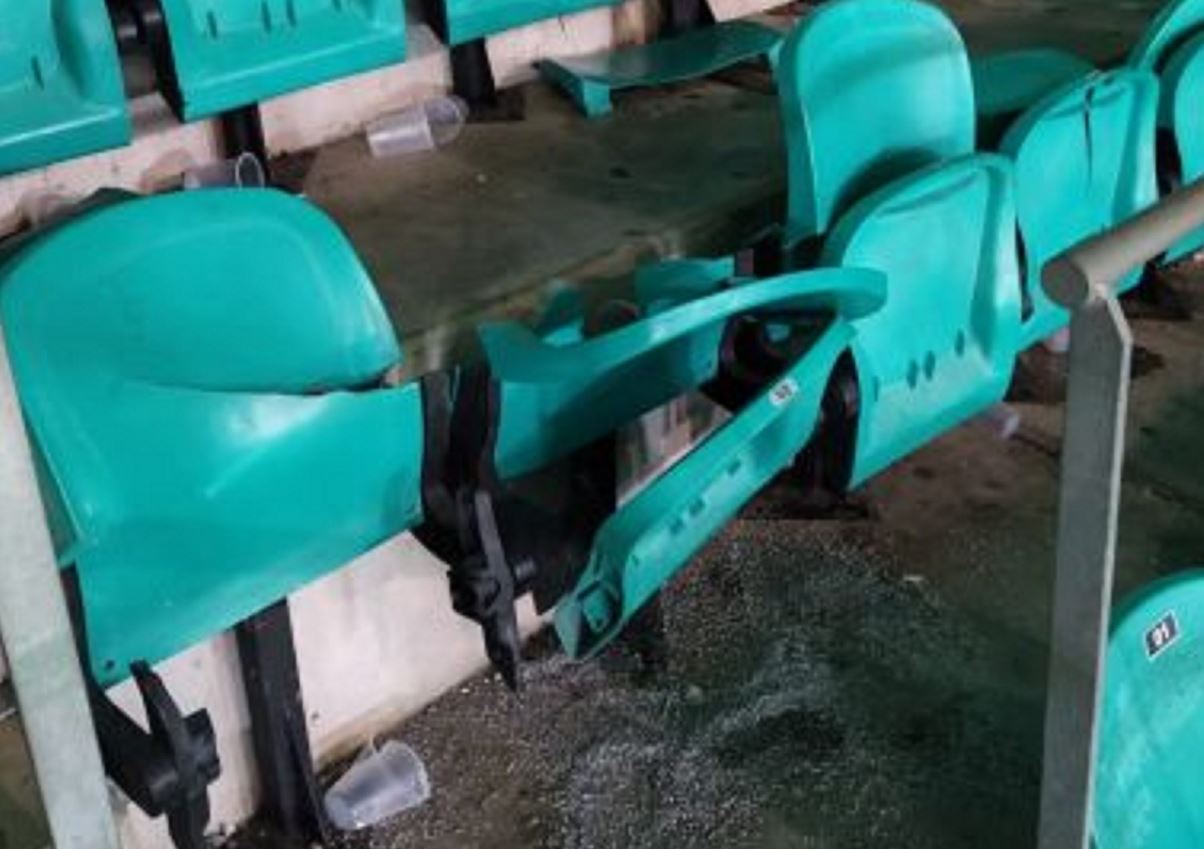 Série B: Torcida do Vitória depreda Fonte Nova após derrota para o Guarani