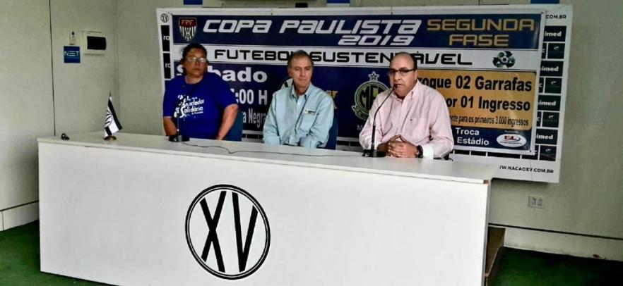Copa Paulista: XV de Piracicaba anuncia participação no Futebol Sustentável