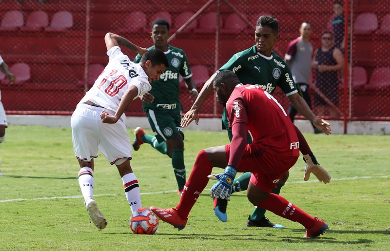 PAULISTA SUB-20: São Paulo bate Palmeiras por 2 a 0 e encerra primeiro turno com 100%