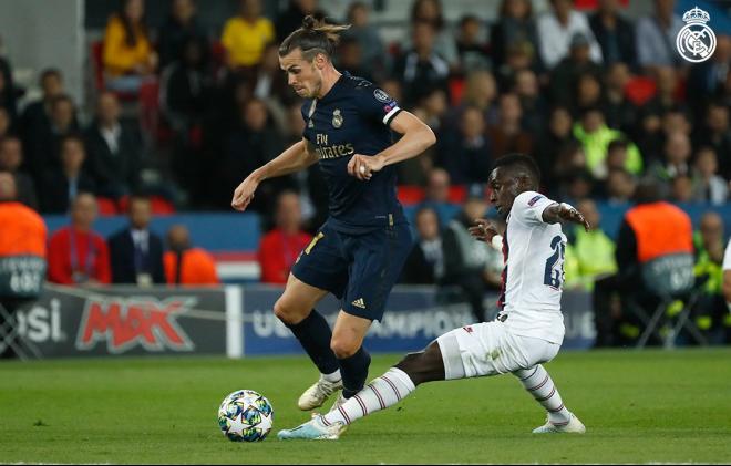 O galês marcou, mas o VAR anulou (Foto: Divulgação/Real Madrid)