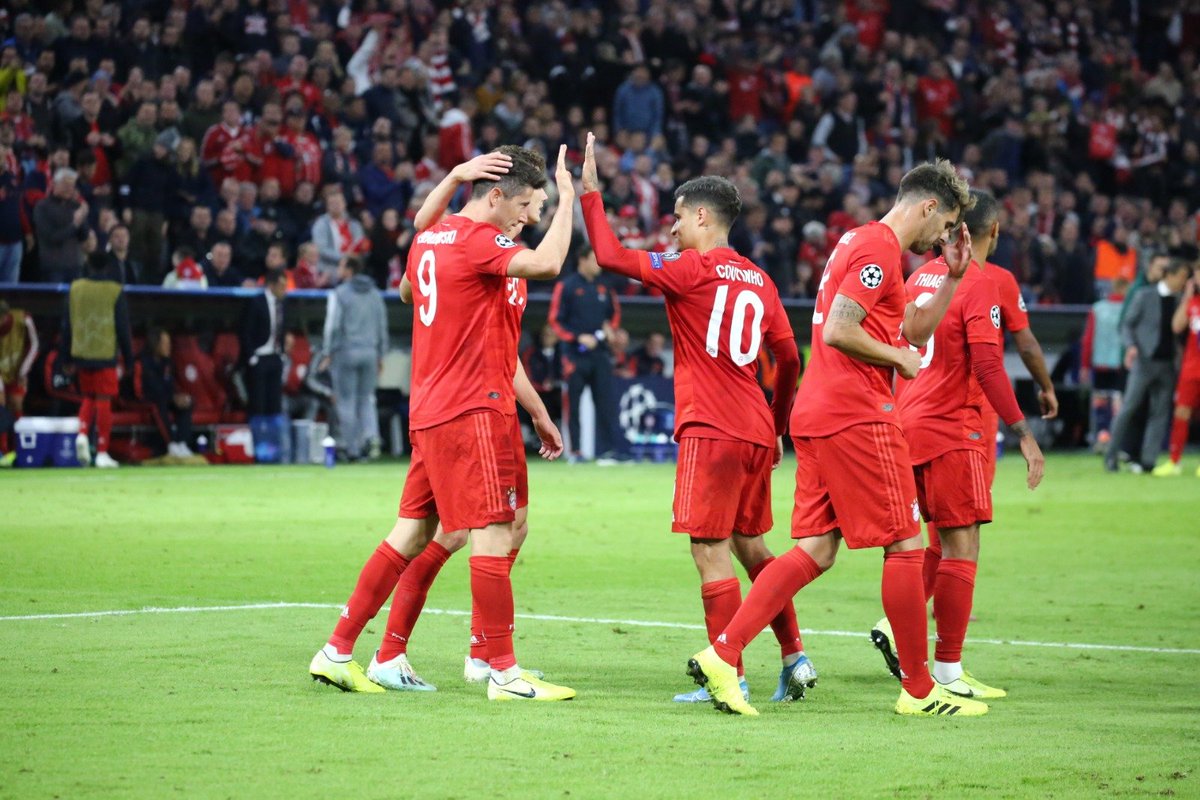 LIGA DOS CAMPEÕES: Coutinho joga bem e Bayern aplica 3 a 0; City também vence fácil