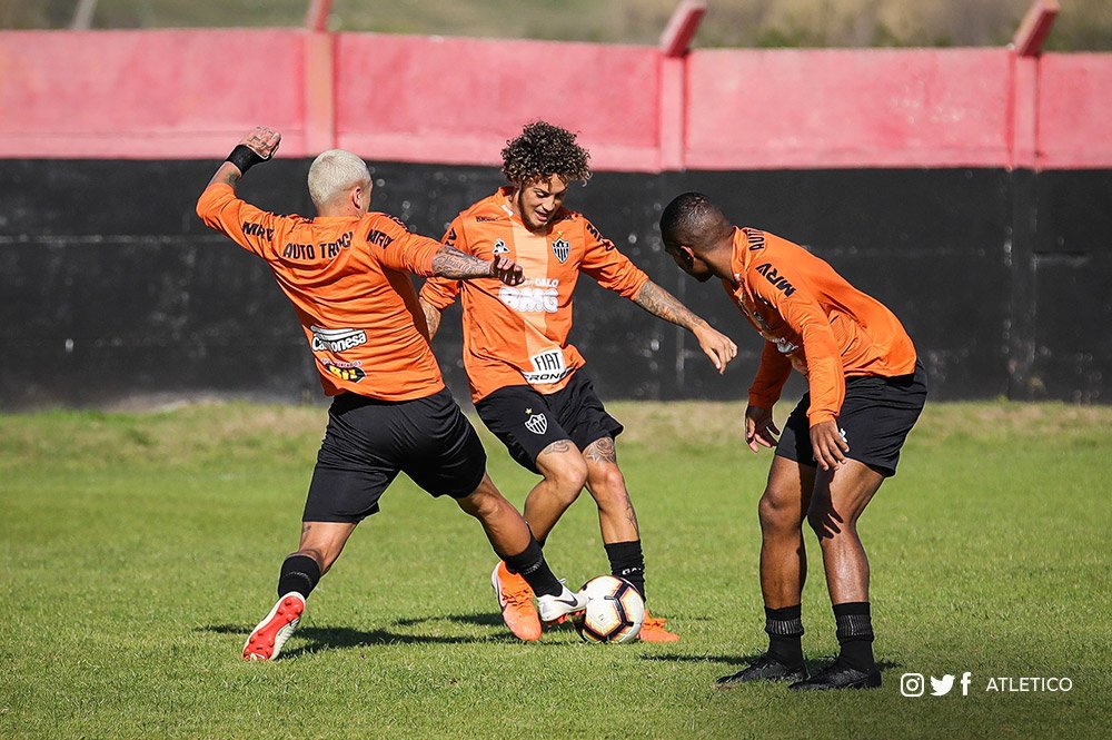 Sul-Americana: Rodrigo Santana repete time em treino e define Atlético-MG para semi