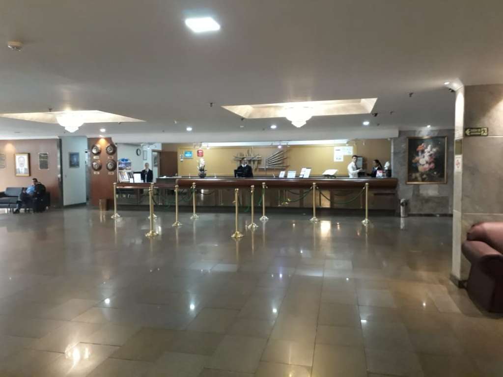A recepção do Hotel Nacional Inn Campinas