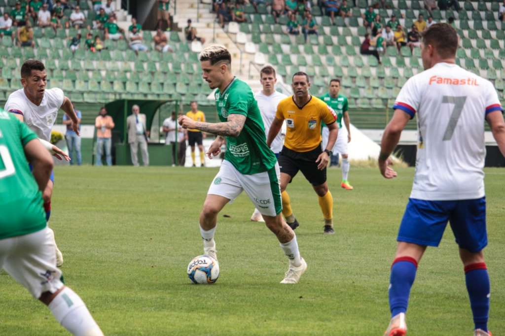 Guarani venceu o Paraná neste sábado (Foto: David Oliveira/GFC)